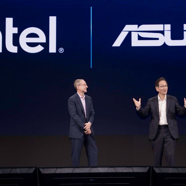 ASUS Chairman Jonney Shih at Intel Keynote